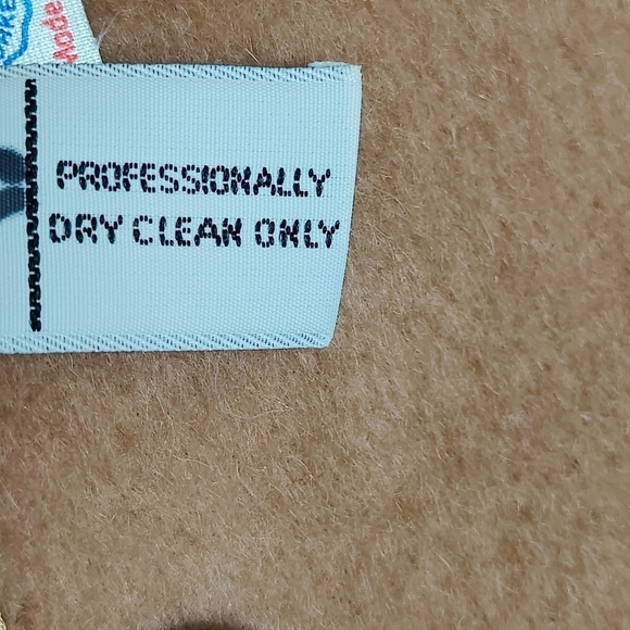 Harve Bernard Tan Cashmere Wool Button Front Coat Union Made Womens 6 Timeless - Picture 12 of 16